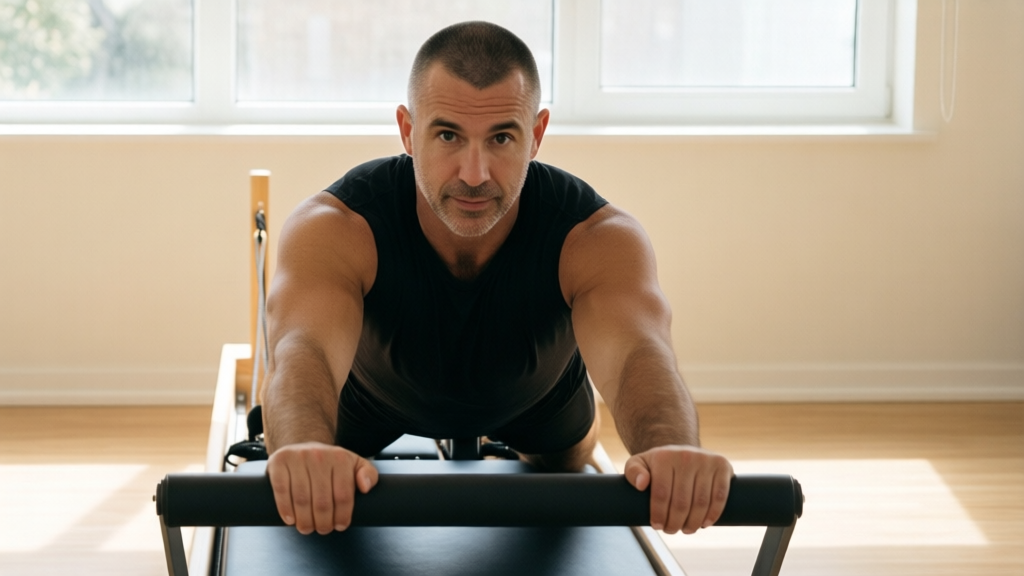 Csípőstabilizáció reformerrel — Reformer gyakorlatok pilates videó