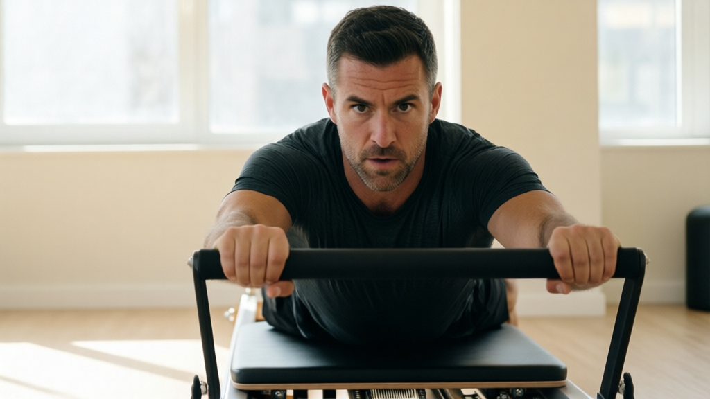 Haladó reformer folyamatgyakorlat — Reformer gyakorlatok pilates videó
