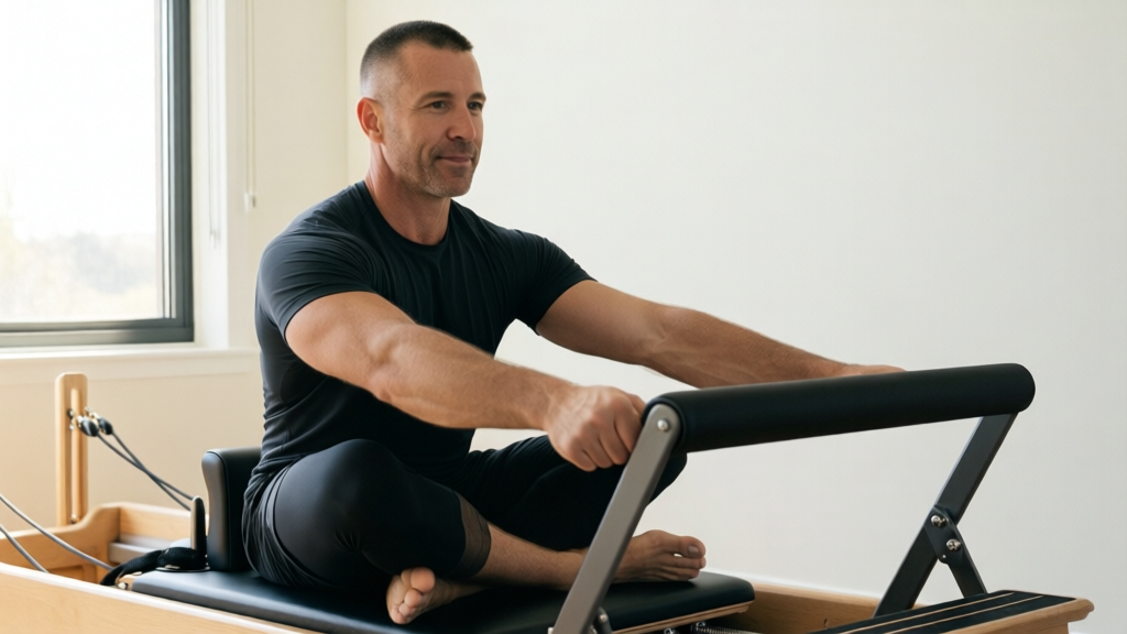 Sportrehabilitációs sorozat, térdre — Rehabilitációs pilates pilates videó